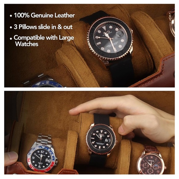 NIP Leather Watch Case - Picture 8 of 13